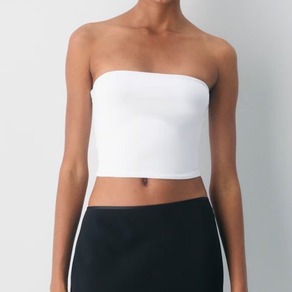 Aritzia White Contour Tube Top - Picture 1 of 4